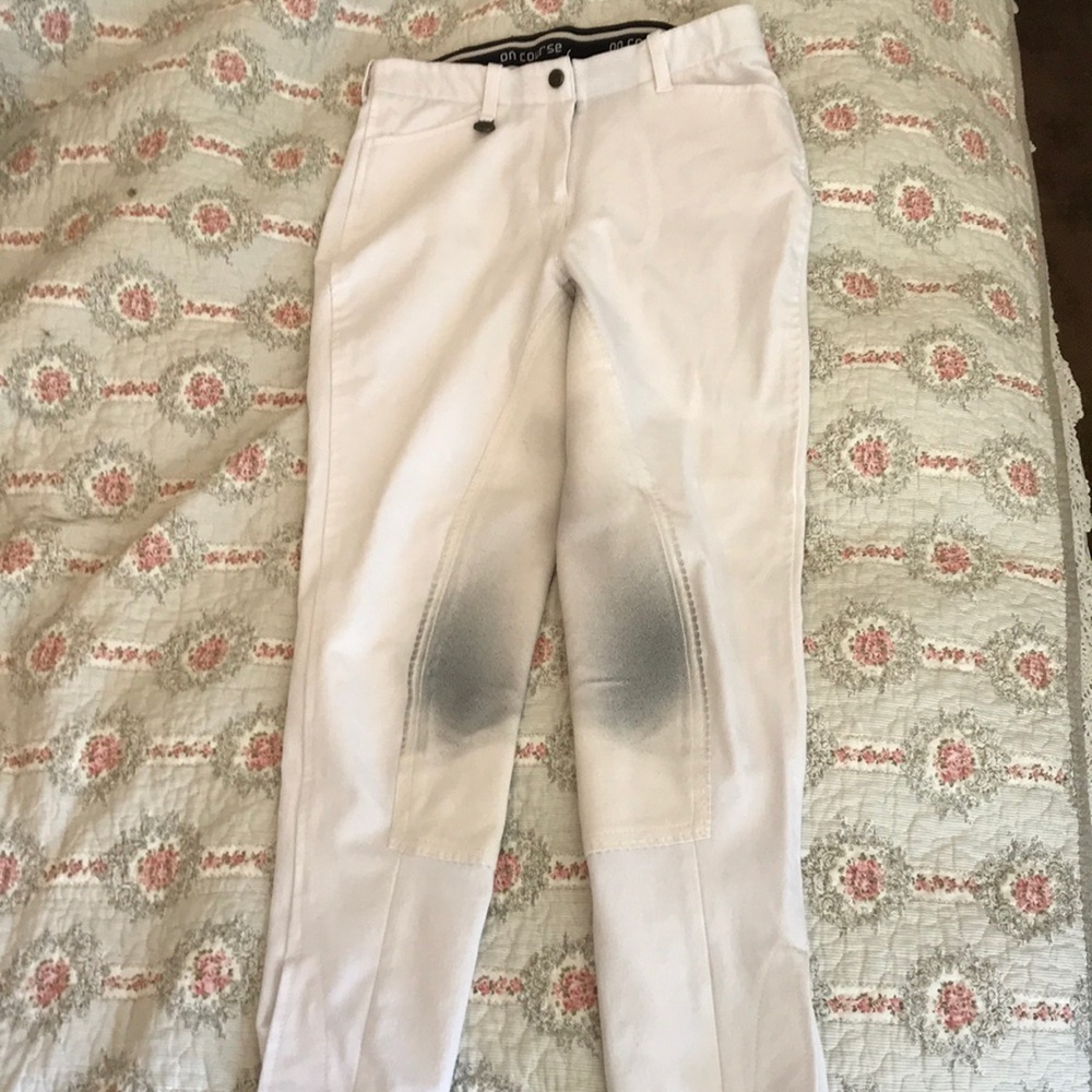 White Full Seat Breeches